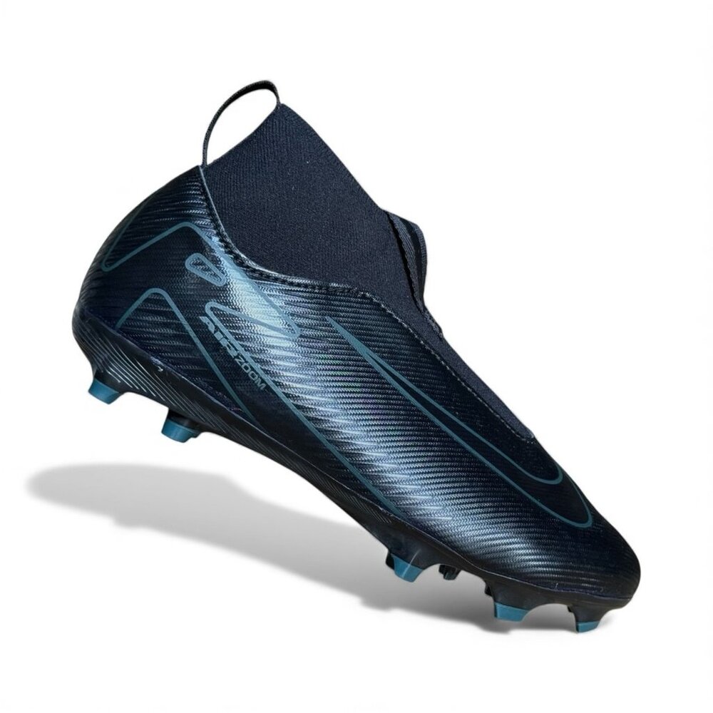 Nike JR ZM Superfly 10 Academy FG MG Soccer Cleats Black Size 1Y FQ8304-002